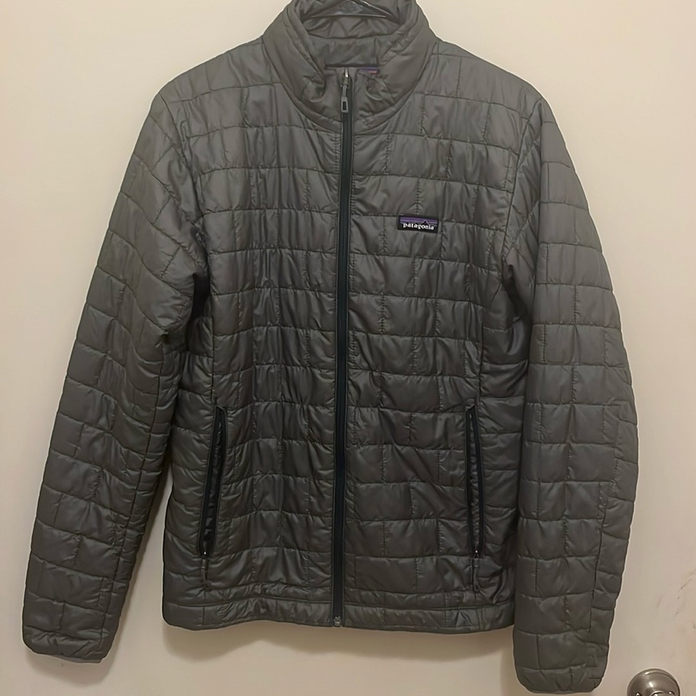 Patagonia Men’s Small Grey Nano‎ Puff Jacket Insulated